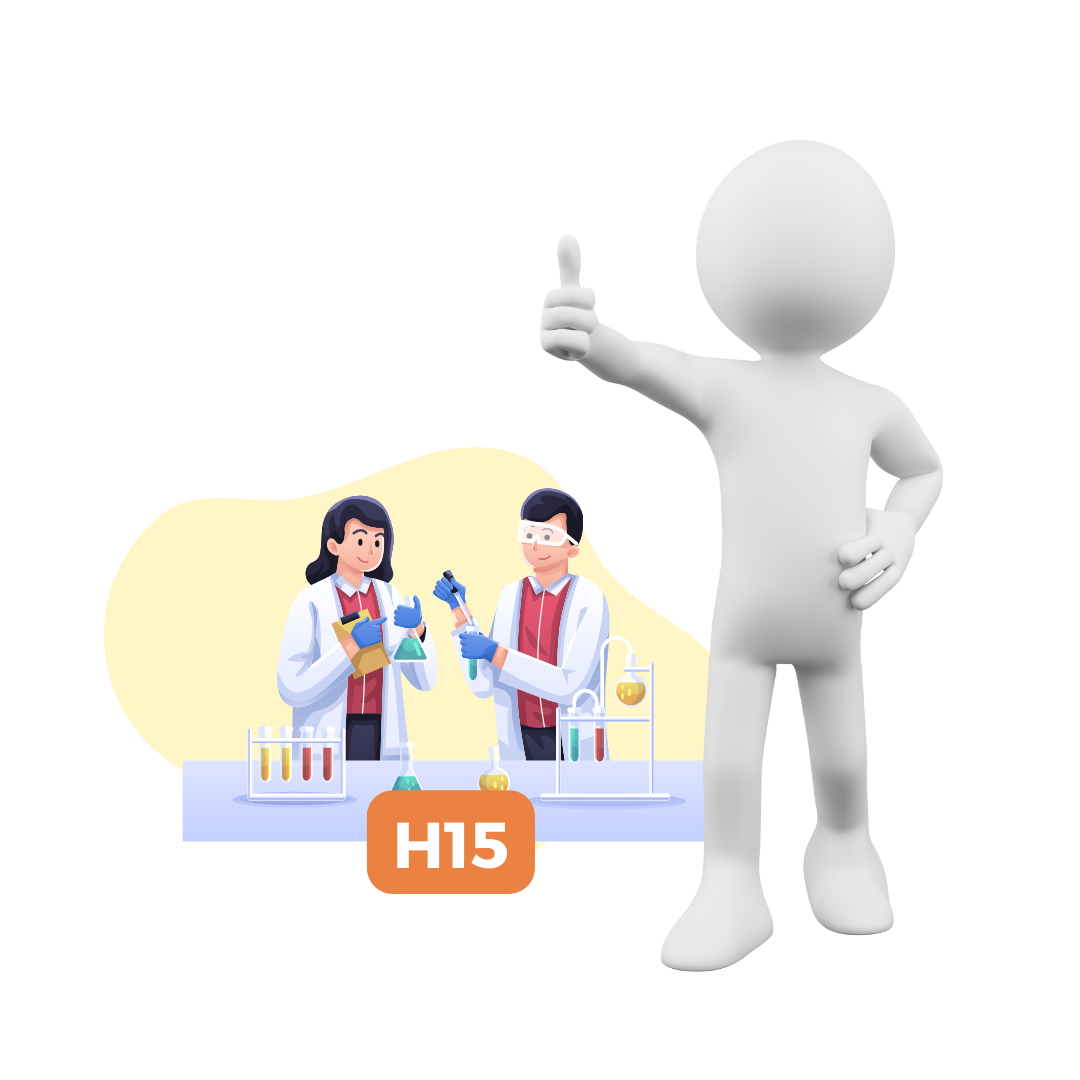 H15 – Higienos pažymėjimas. Su nuodingosiomis medžiagomis dirbantiems darbuotojams.