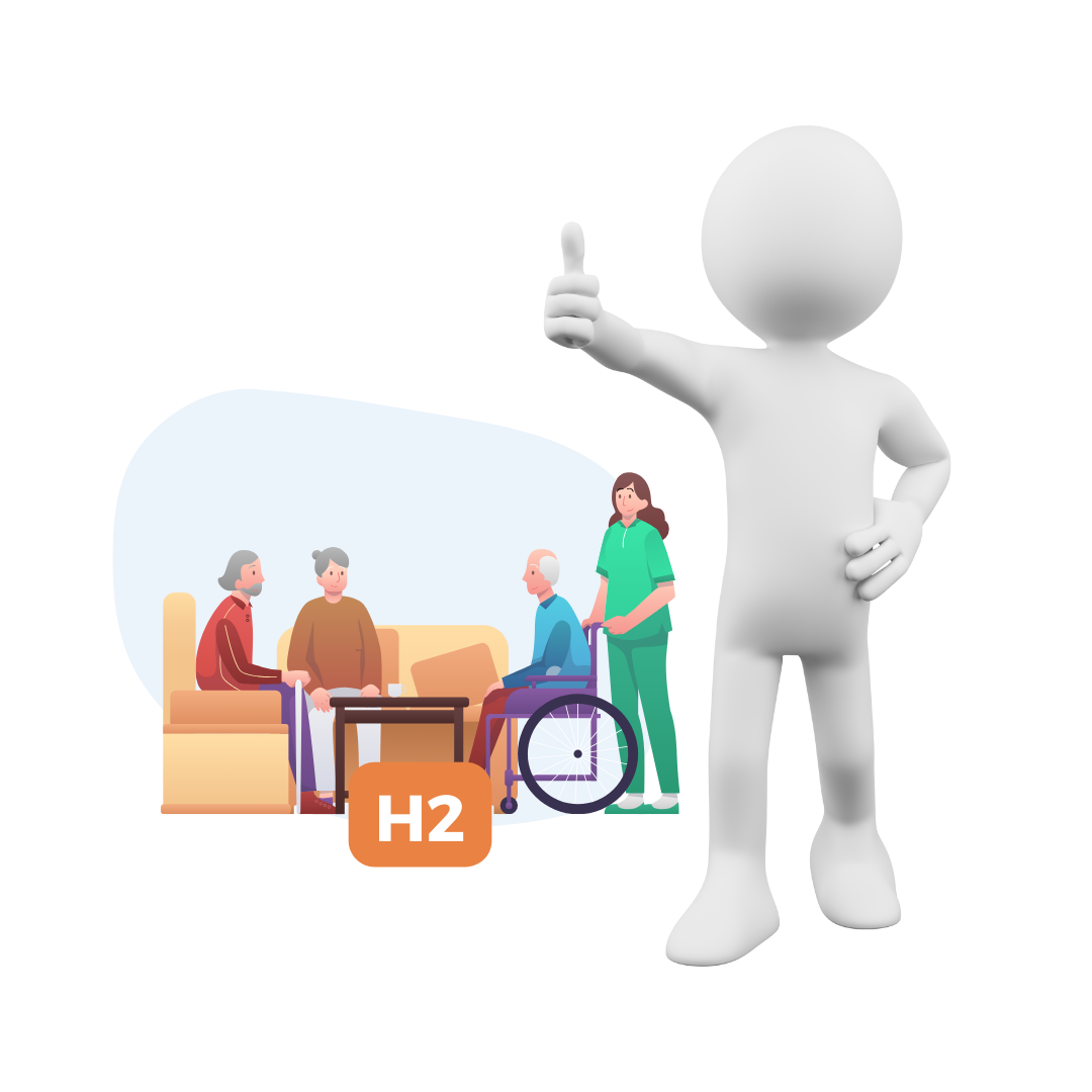 H2 – Higienos pažymėjimas. Socialiniai darbuotojai, dirbantys su suaugusiais asmenimis.