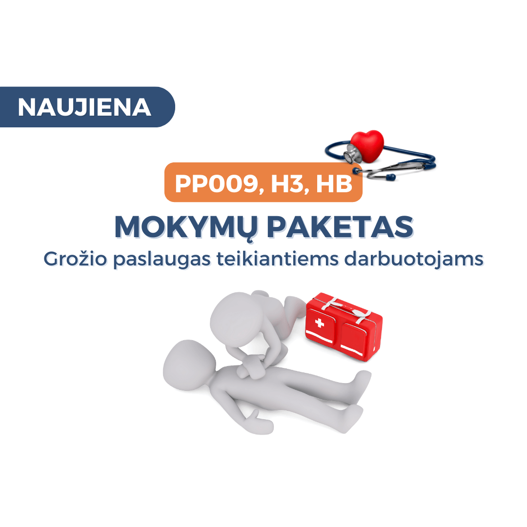 Mokymų paketas: PP009, H3 ir HB grožio paslaugas teikiantiems darbuotojams