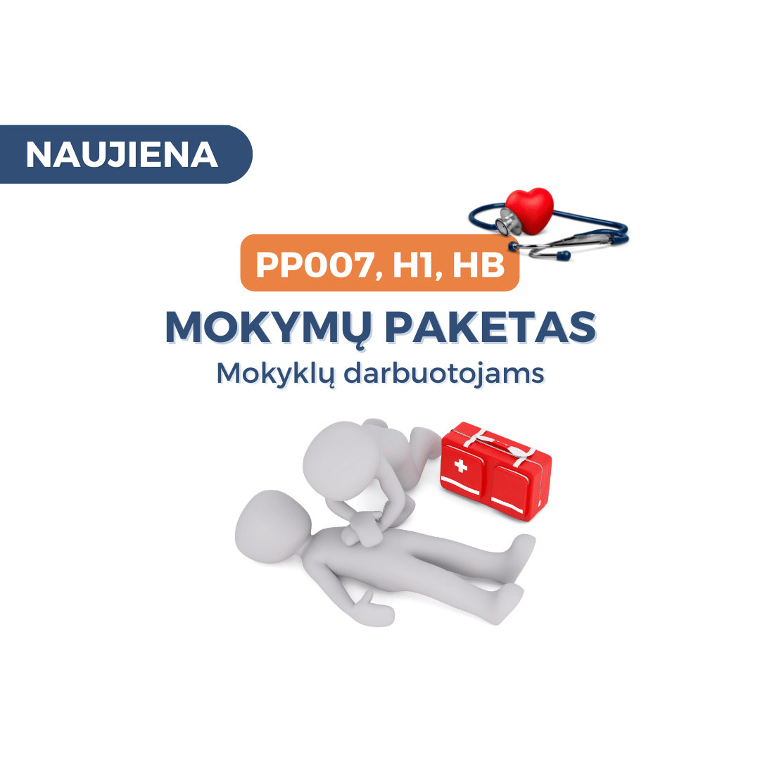 Mokymų paketas: PP007, H1 ir HB mokyklų darbuotojams